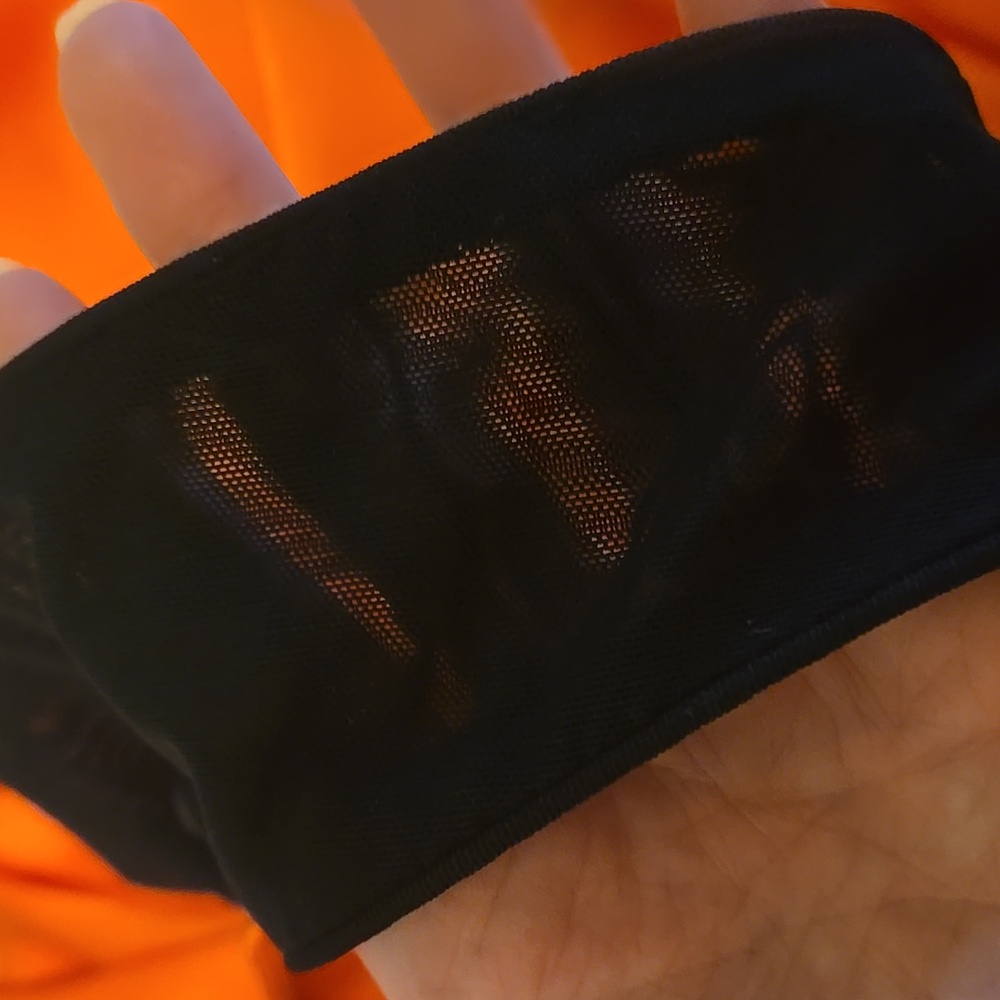 Jessica Simpson Coral And Black Maxi Dress Size 4 - Picture 9 of 10